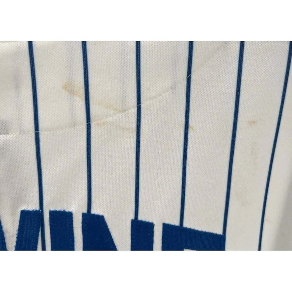 Tom Glavine Signed Mets Jersey Beckett COA HOF 14 Inscription Pinstripe Size XL - Picture 4 of 14